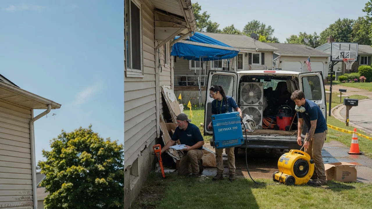 Ceiling Leak Cleanup in Itasca, IL near me
