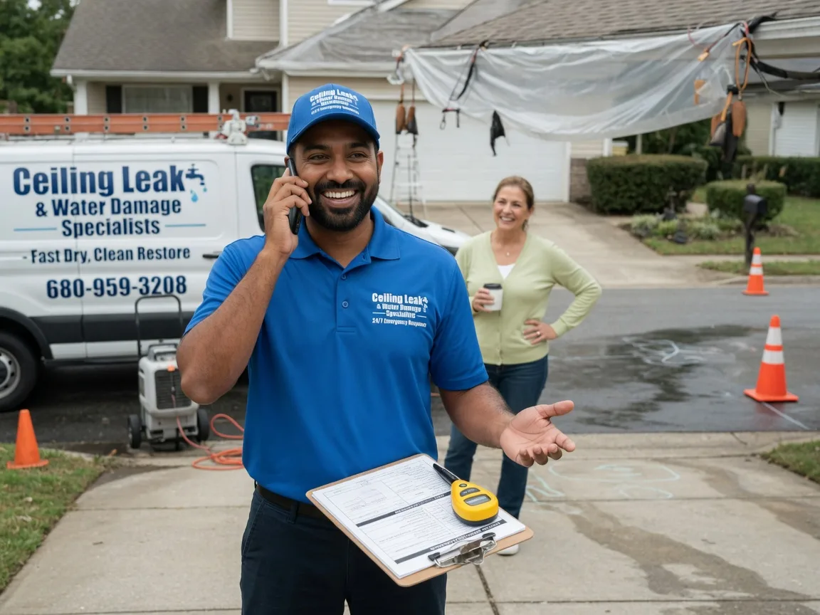 Ceiling Leak Cleanup Itasca, IL FAQs